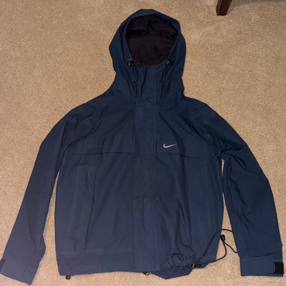 Vintage Nike ACG Navy Hooded Winter Jacket